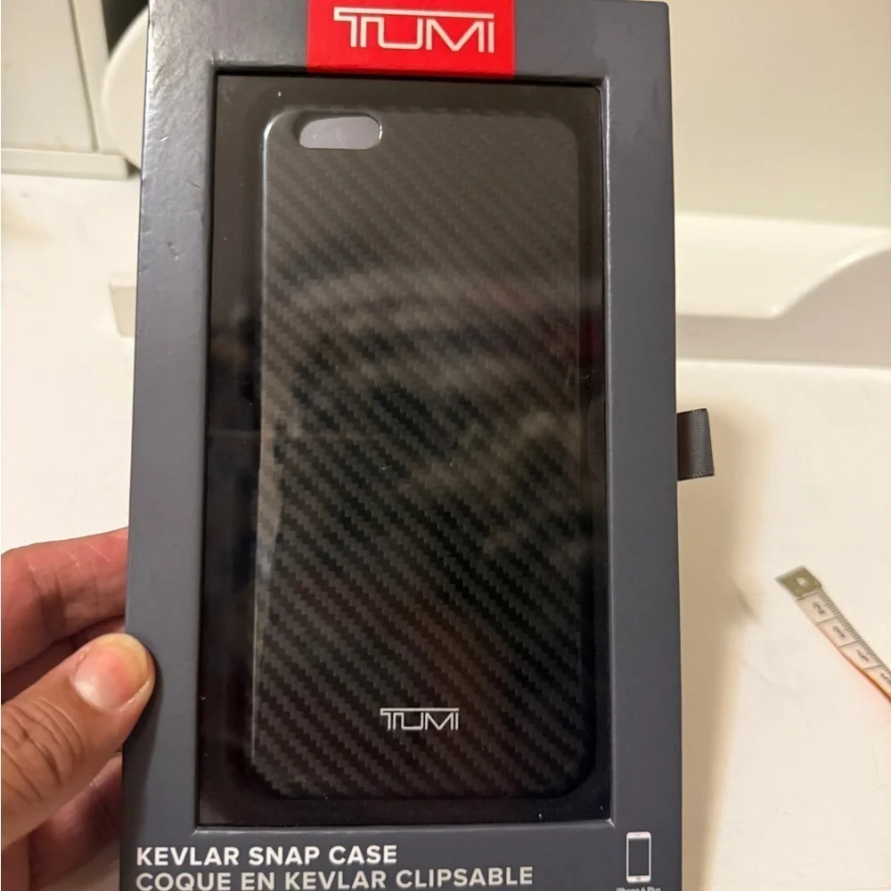 Tumi Black Sleek Smartphone Case for Iphone 6 plus